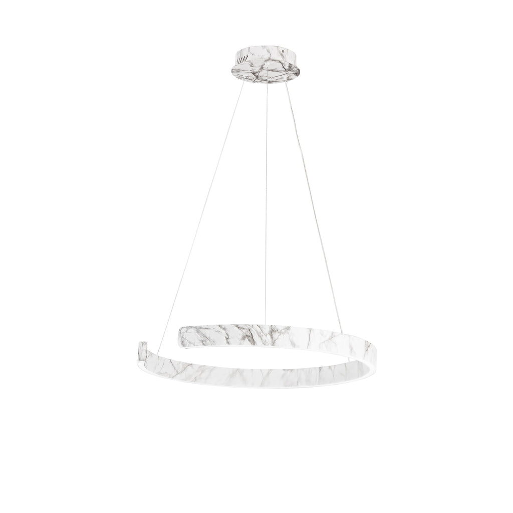 Sospensione semicircolare LED NAVEL con interruttore CCT, 60 cm - FT-FeelThe