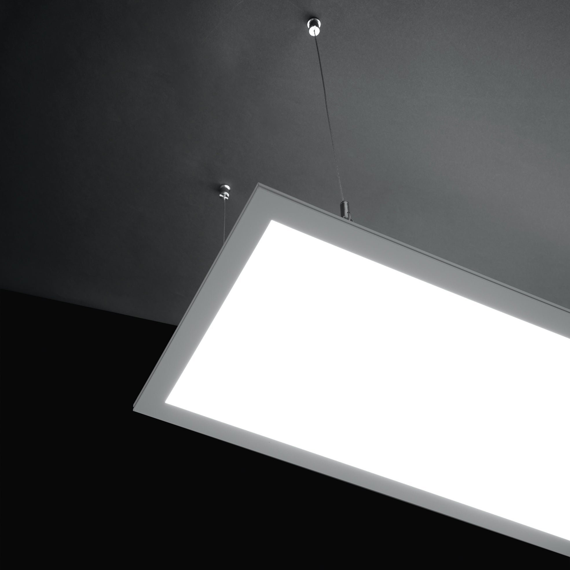 Pannello LED 40W in alluminio con finitura bianca a doppia emissione di luce 4000K - FT-FeelThe
