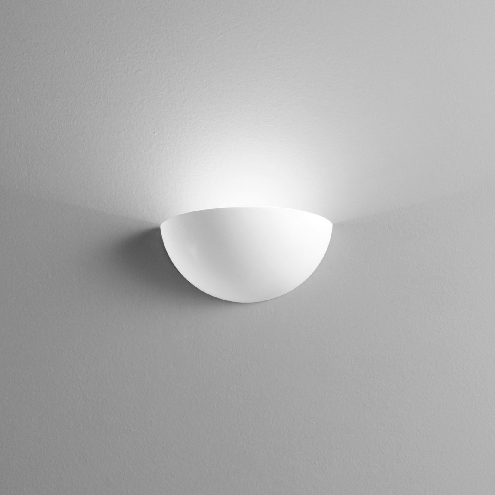 Applique LED in gesso verniciabile PIZNAIR 6W con interruttore CCT 18 cm. - FT-FeelThe
