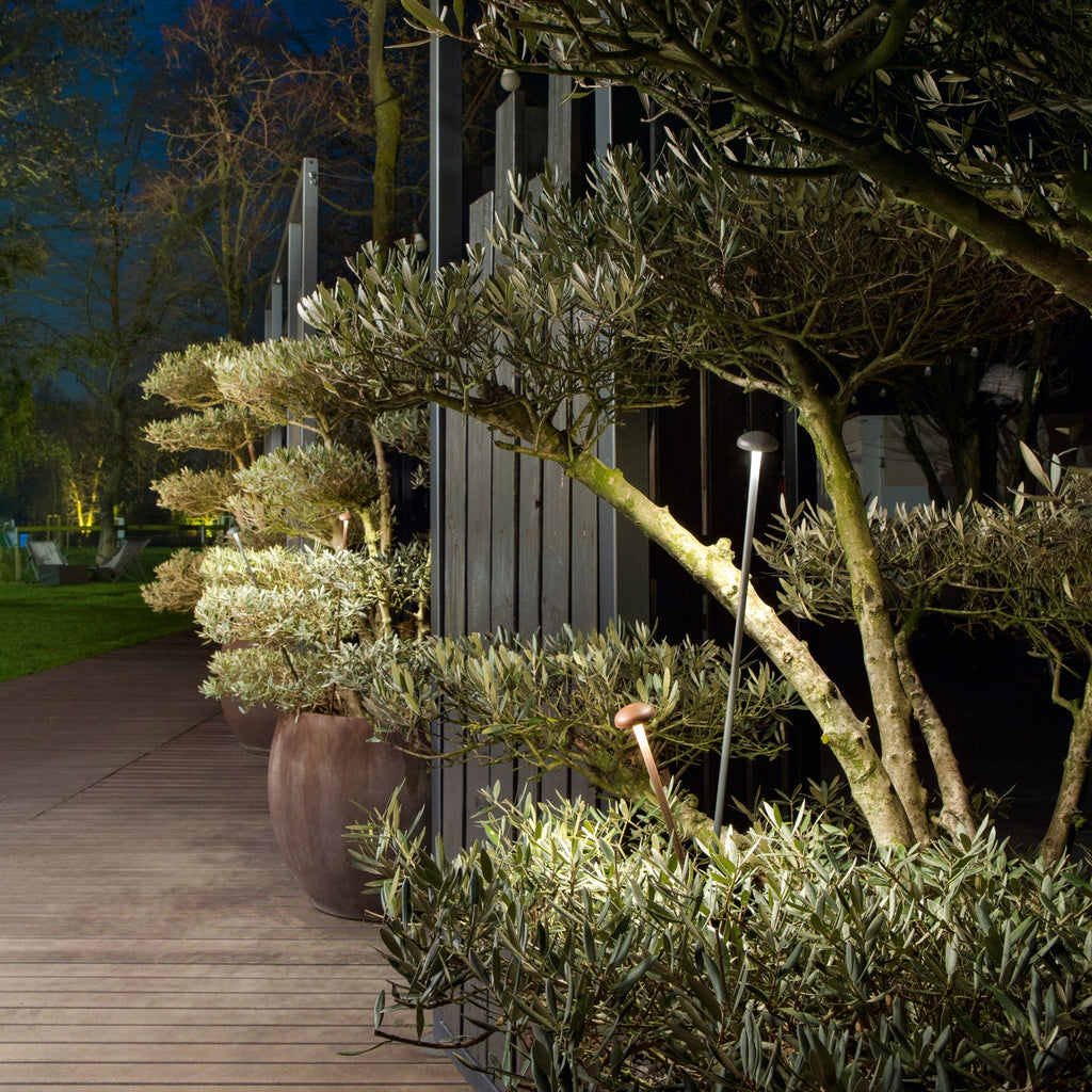 PUCK LED outdoor bollard in aluminum