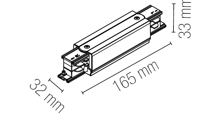 Connessione lineare per binario trifase RAIL - FT-FeelThe