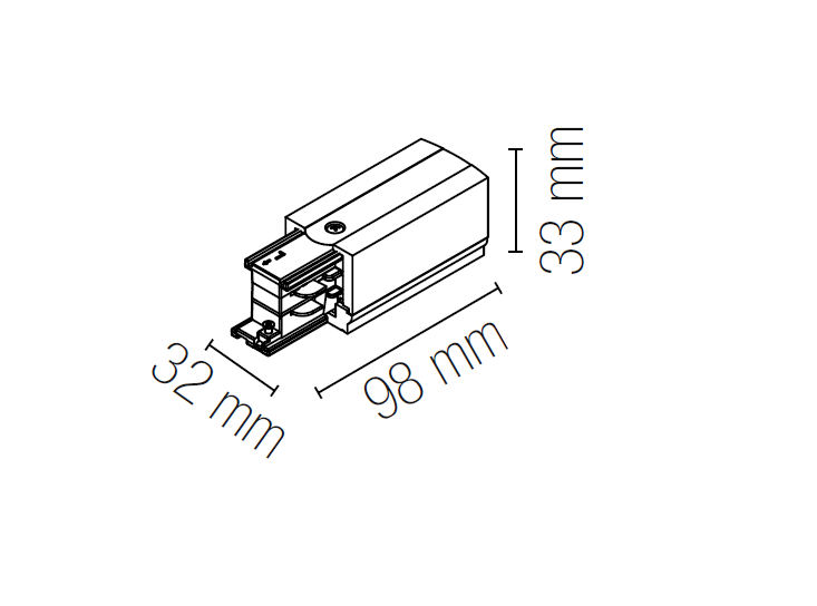 Innesto destro per binario RAIL - FT-FeelThe