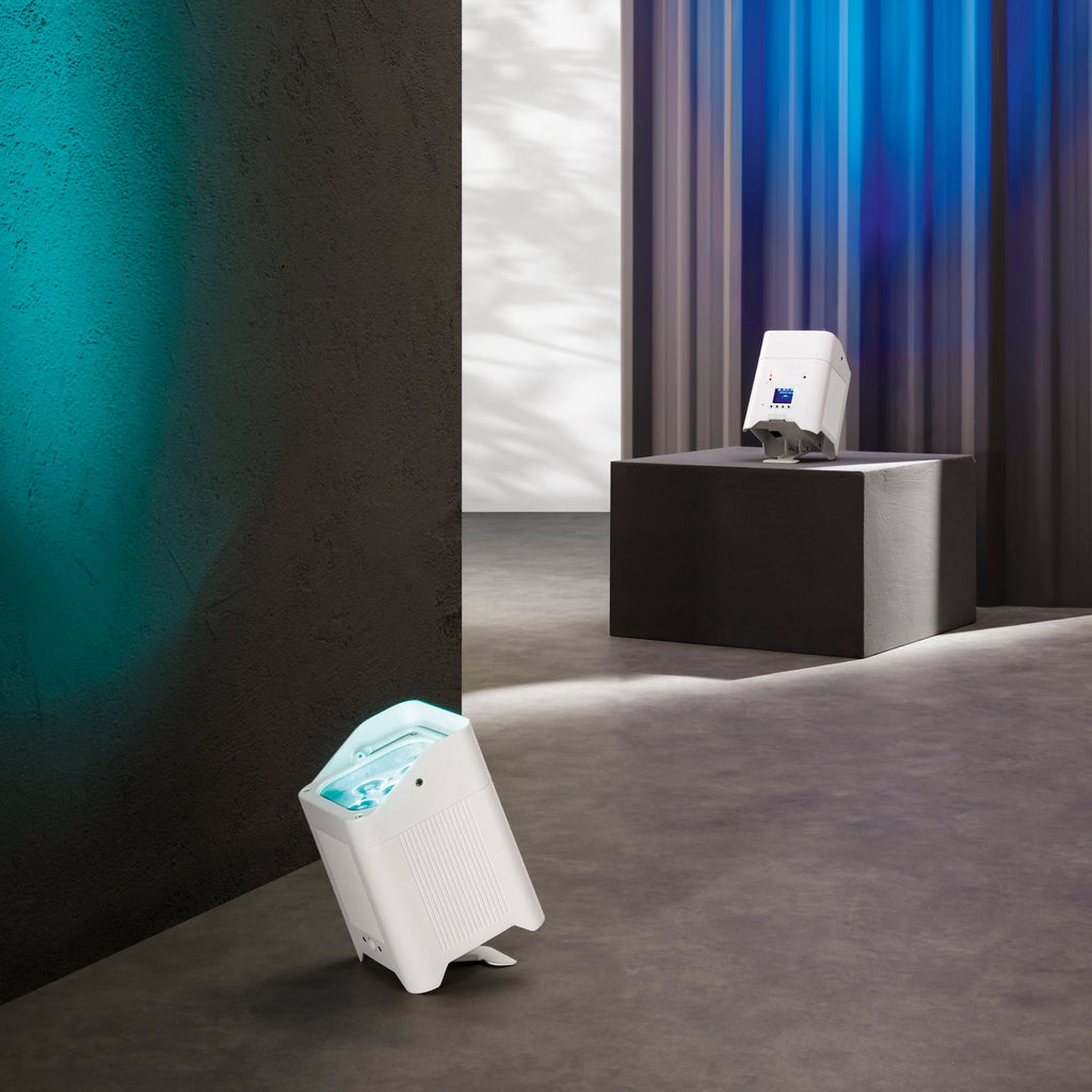 Proiettore LED SHOW ricaricabile per eventi 6x18W RGBW con Wi-Fi - FT-FeelThe