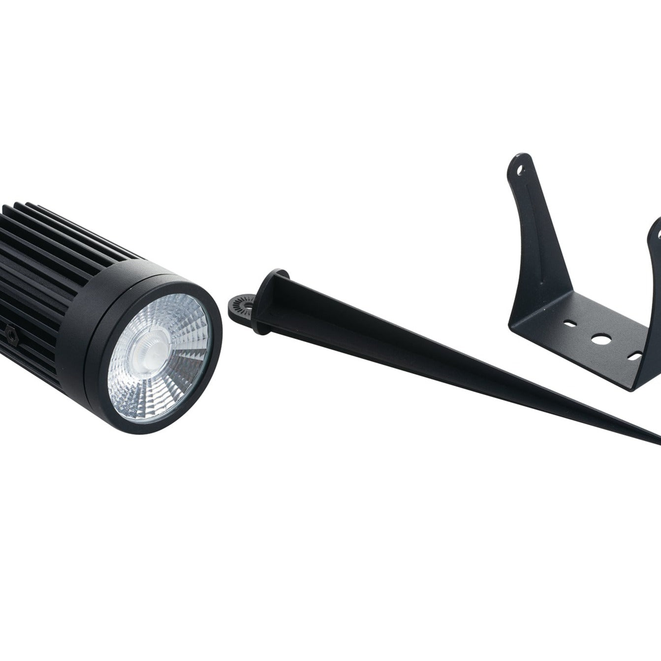 Proiettore TARGET nero con picchetto incluso 30W - FT-FeelThe