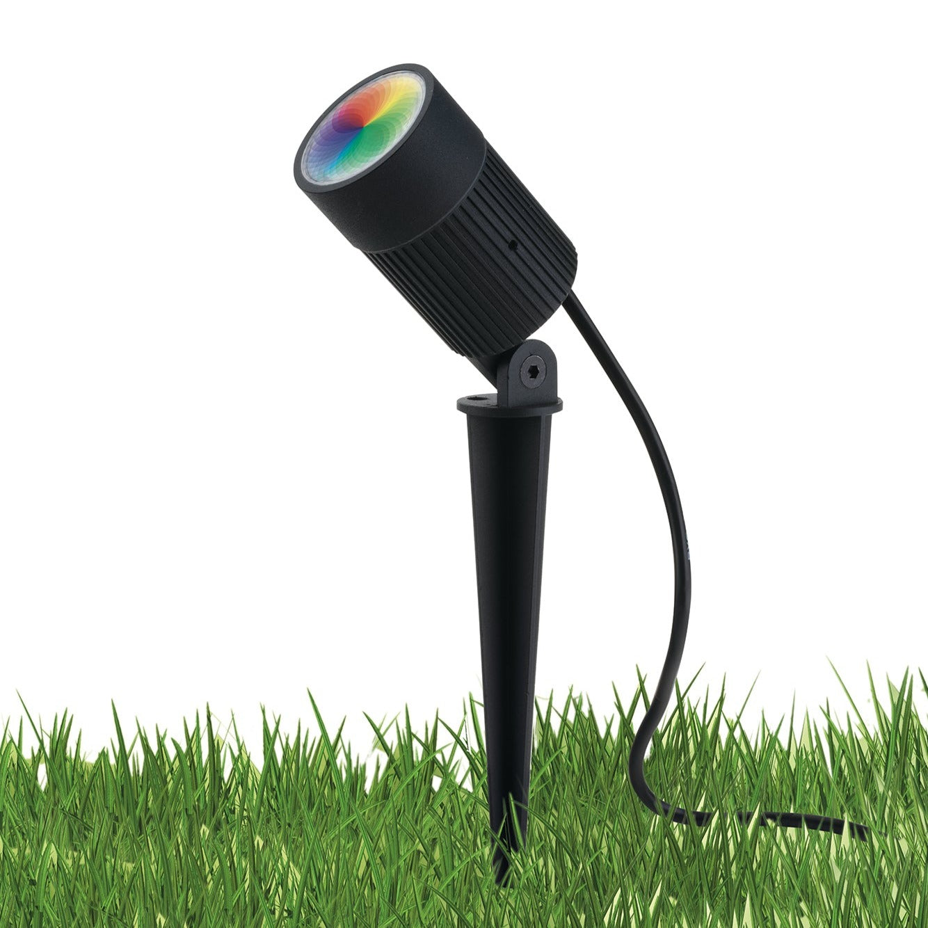 Proiettore TARGET nero con picchetto incluso 30W - FT-FeelThe