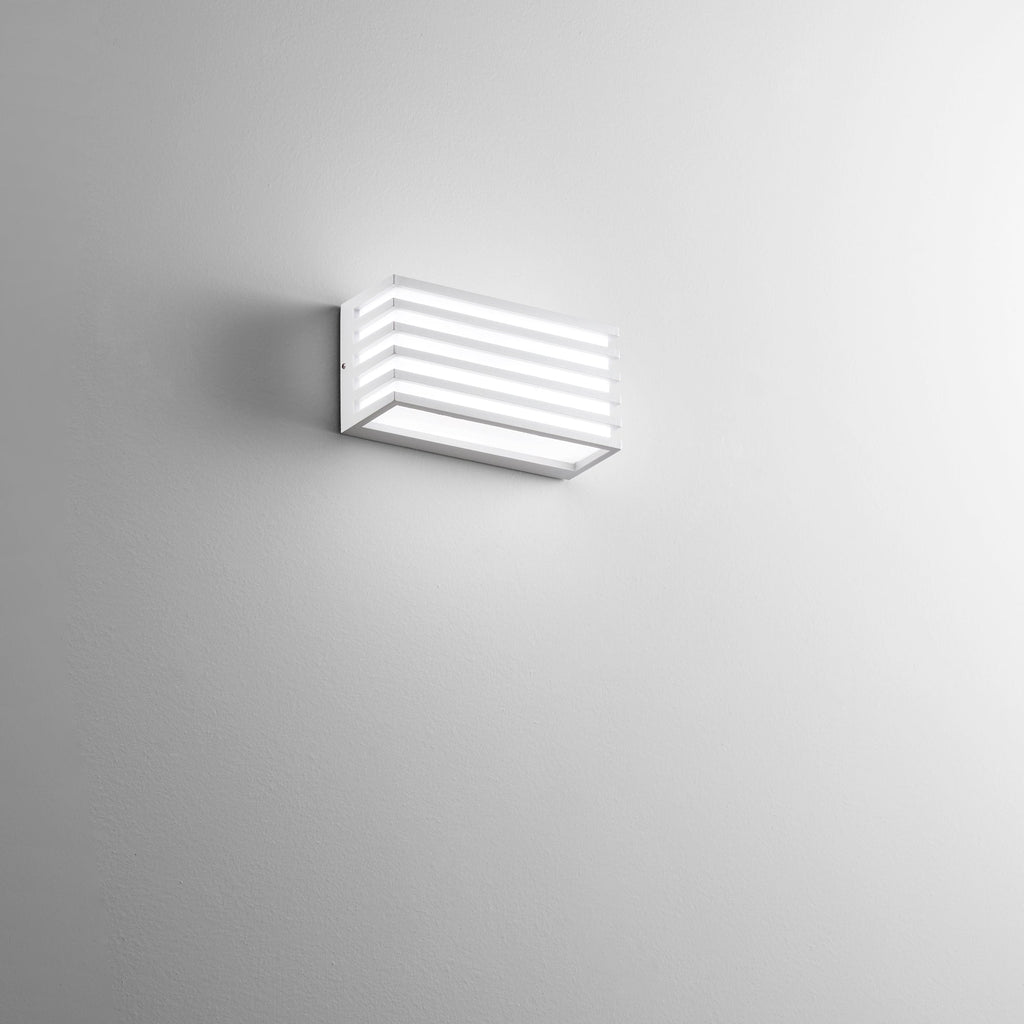 Applique da esterno DUKROT in alluminio con diffusore in policarbonato  IP54 LED 12W - FT-FeelThe