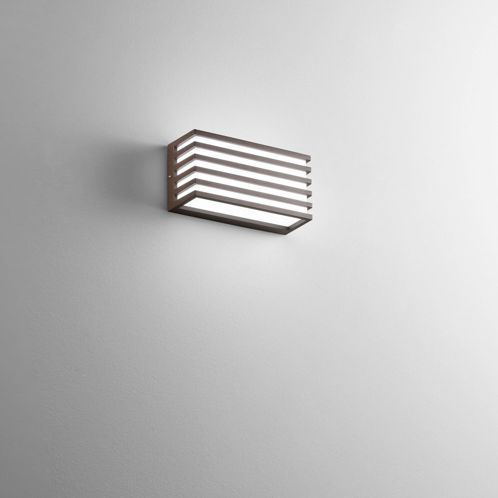 Applique da esterno DUKROT in alluminio con diffusore in policarbonato  IP54 LED 12W - FT-FeelThe