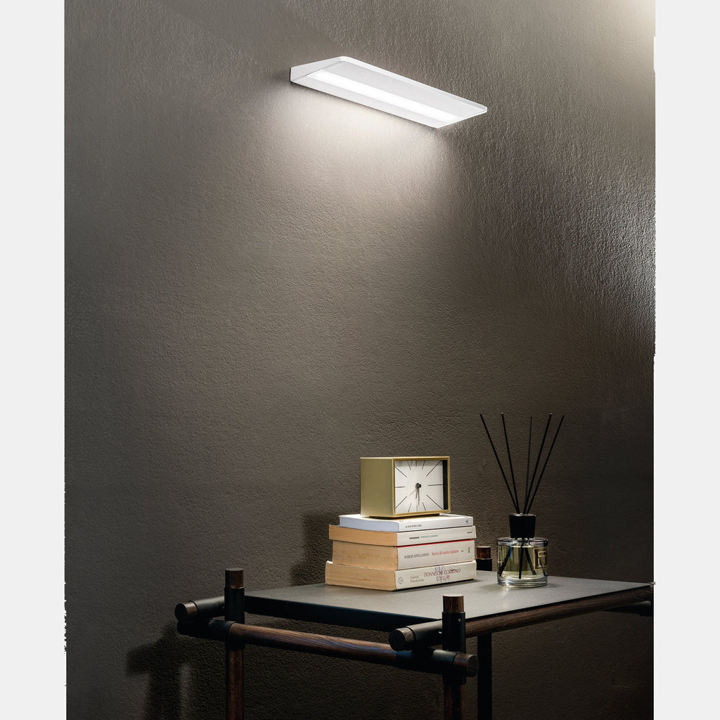 Applique LED GRADO 10W in alluminio bianco a luce naturale - FT-FeelThe