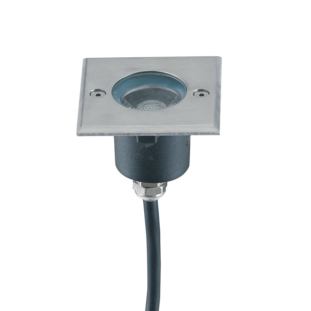 Calpestabile LED quadrato WALK da incasso in acciaio inox - FT-FeelThe