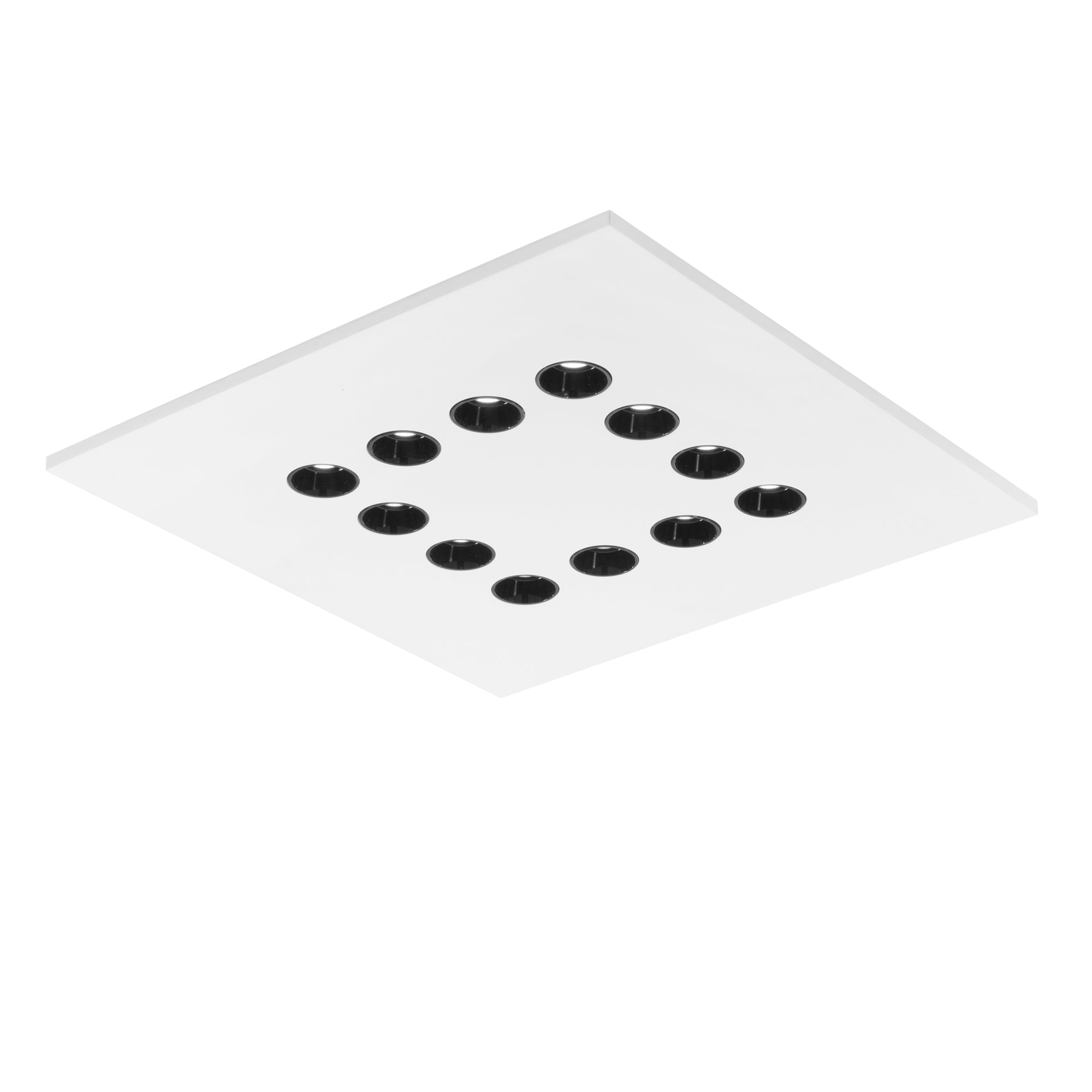 Plafoniera LED XICO verniciabile con interruttore CCT per la regolazione colore - FT-FeelThe