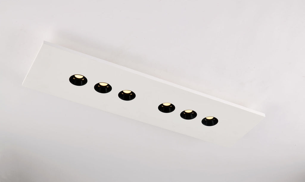 Plafoniera LED XICO verniciabile con interruttore CCT per la regolazione colore - FT-FeelThe