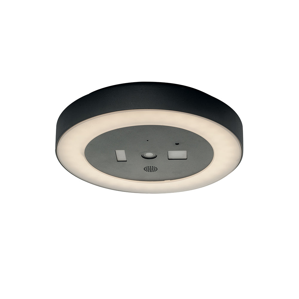 Plafoniera LED Zoom 30W con videocamera con sensore integrata, funzione WIFI e speaker - FT-FeelThe