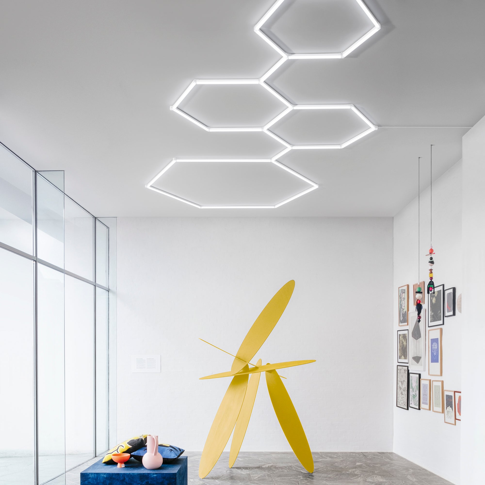 Barre SHAPE in PC con connettori per composizioni personalizzate