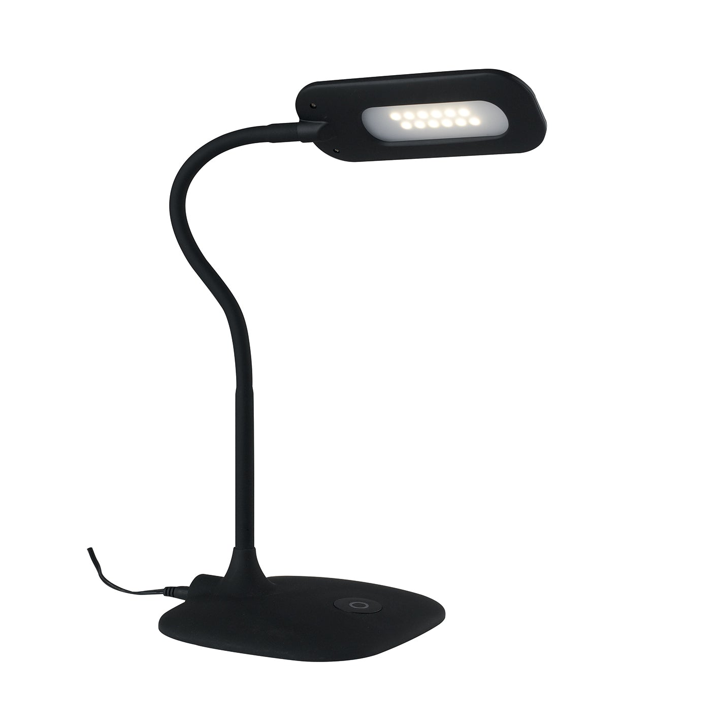 Lampada da lettura LED DARWIN bianca in metallo e silicone, flessibile e dimmerabile - FT-FeelThe