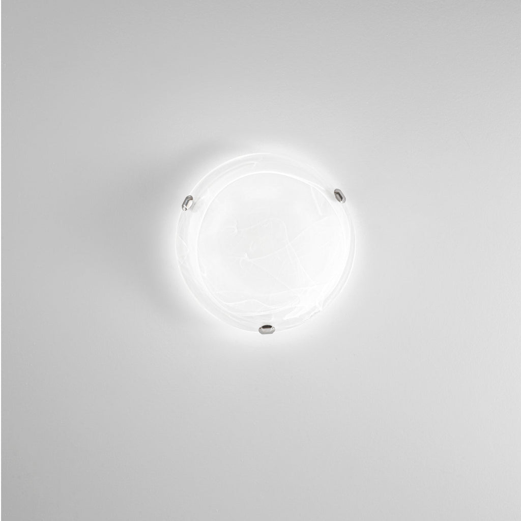 Plafoniera LED LUNA in vetro 30 cm. - FT-FeelThe
