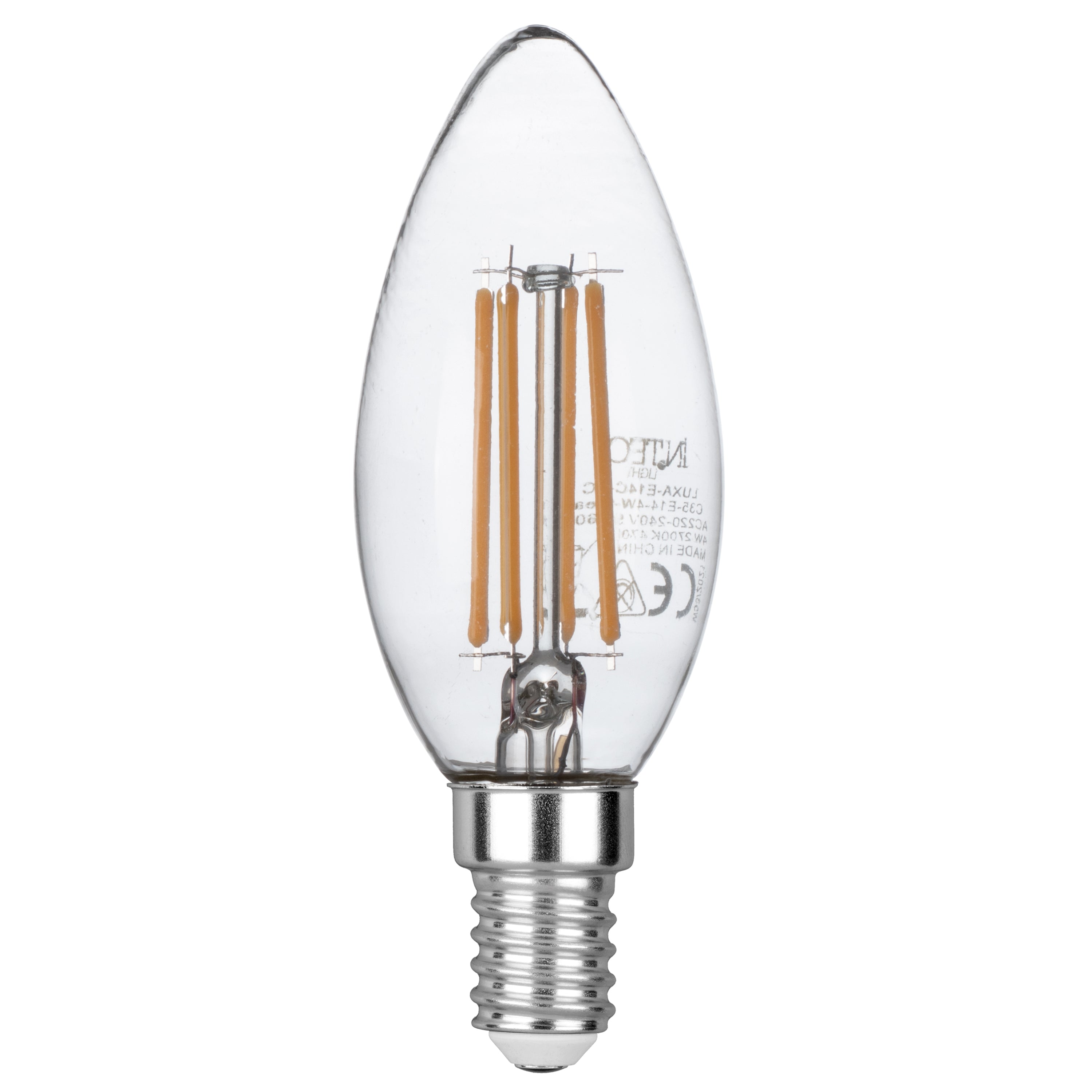 Lampadina LED LUXA filamento candela E14 4W 470L - FT-FeelThe