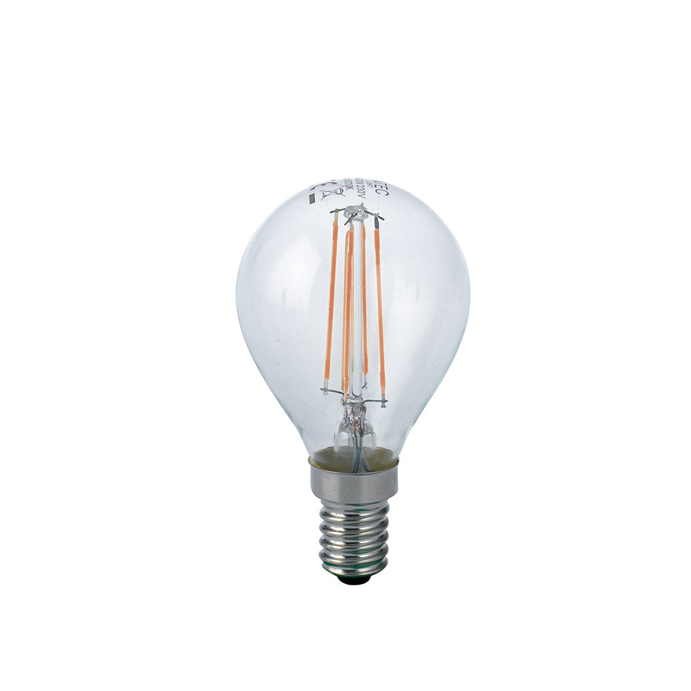 Lampadina LED filamento globo E14 4W, 470 Lumen 4,5x7,8 cm. - FT-FeelThe