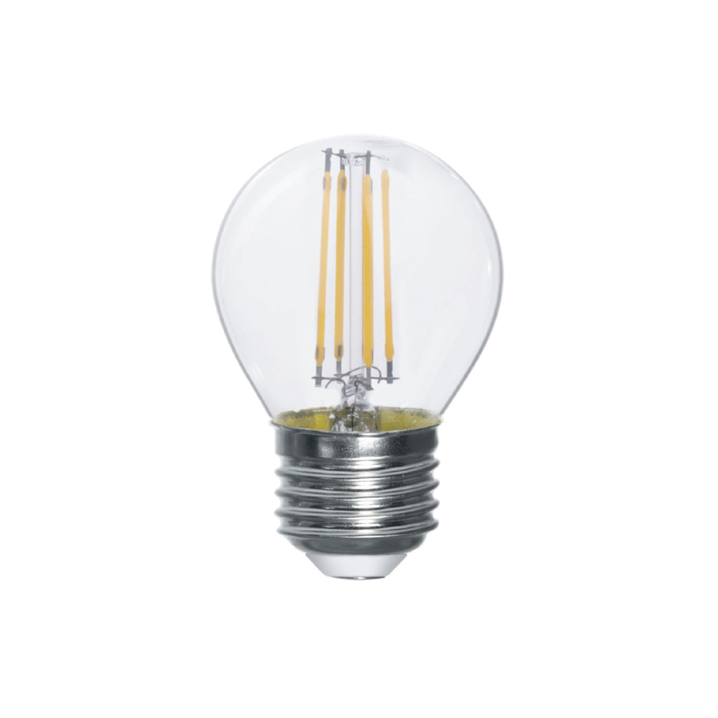Lampadina LED filamento E27 4W, 470 Lumen 4,5x7,6 cm. - FT-FeelThe
