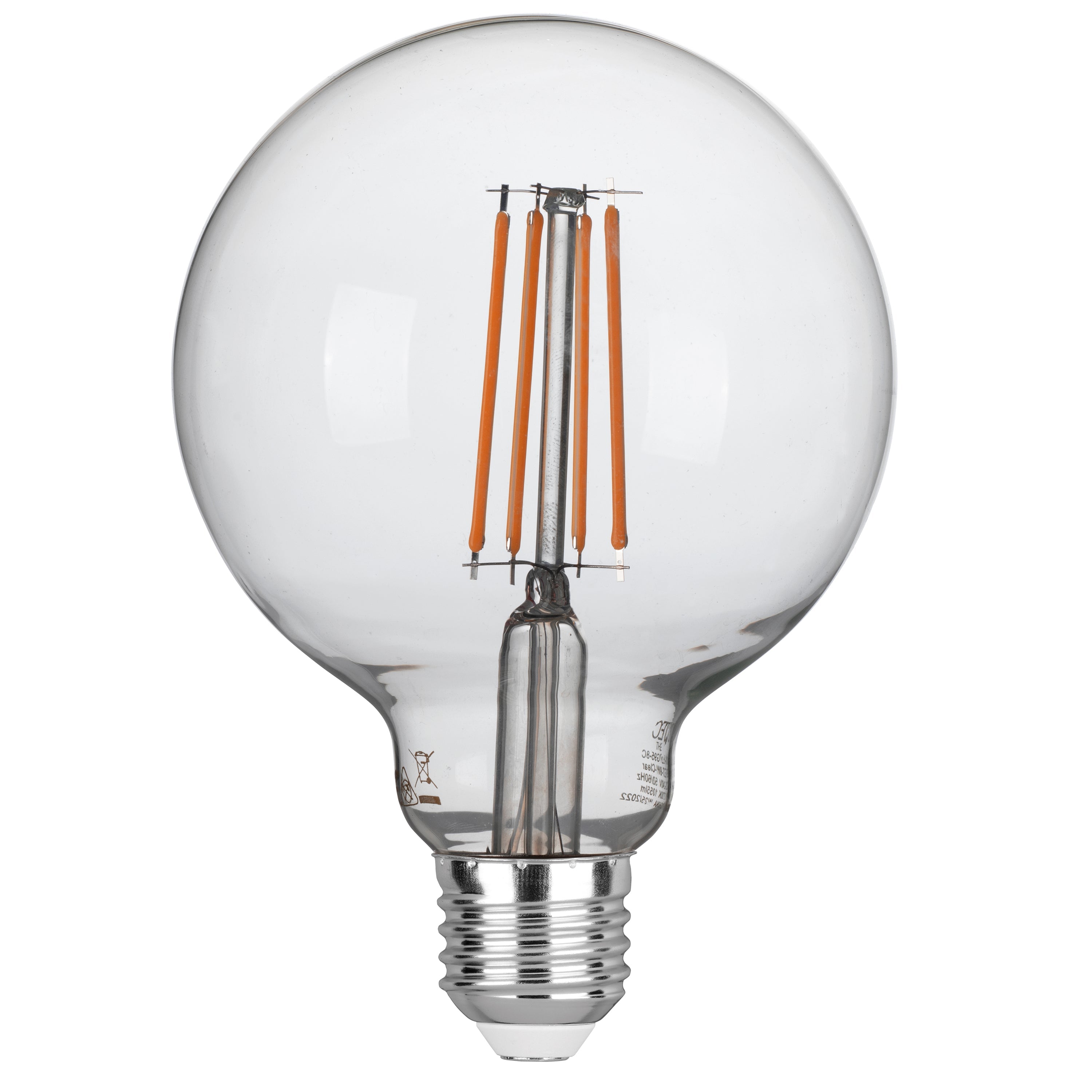 Lampadina LED filamento globo E27 8W 125x175 mm - FT-FeelThe