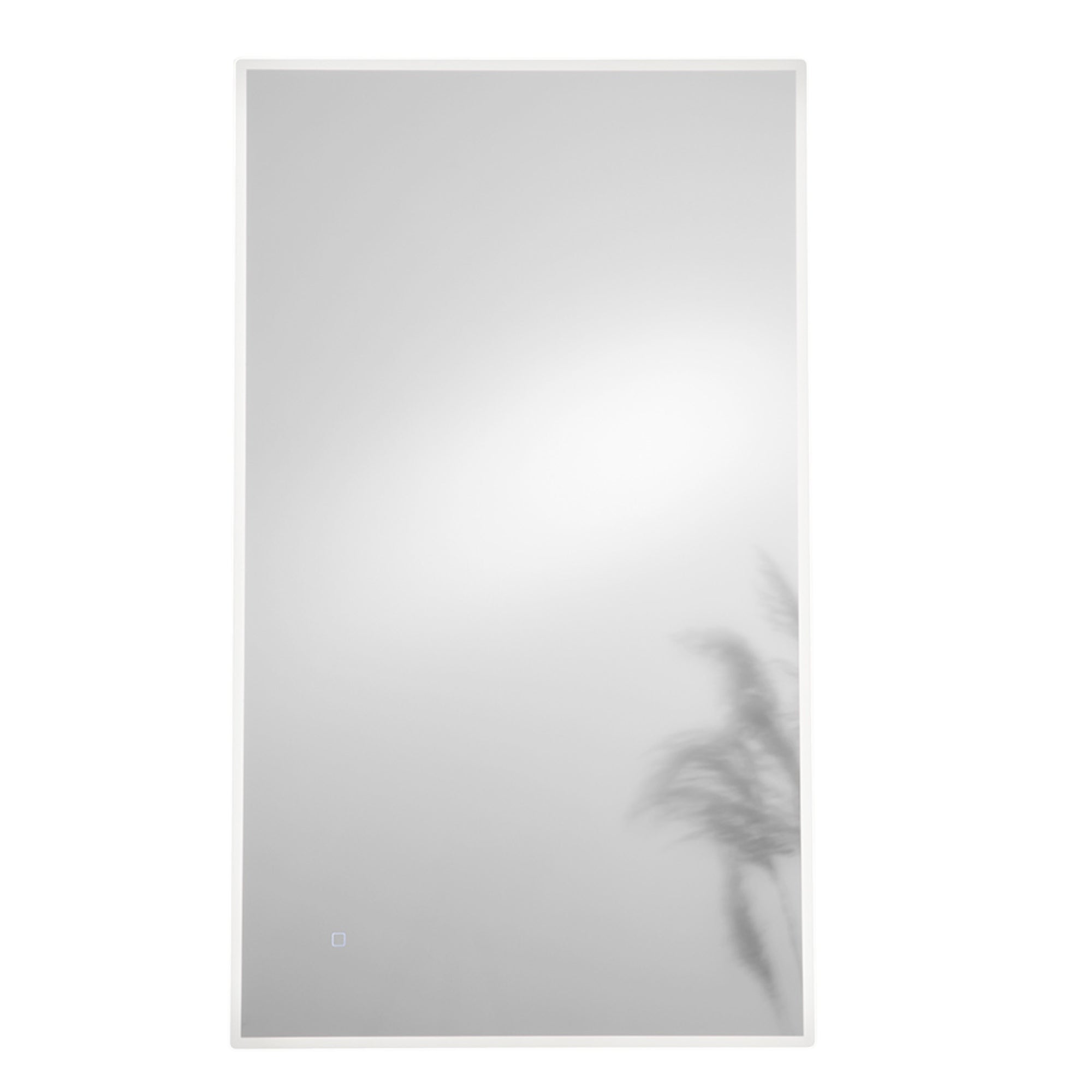 Specchio FRAME con illuminazione a LED, rettangolare con angoli smussati, CCT 3 temperature, touch dimming