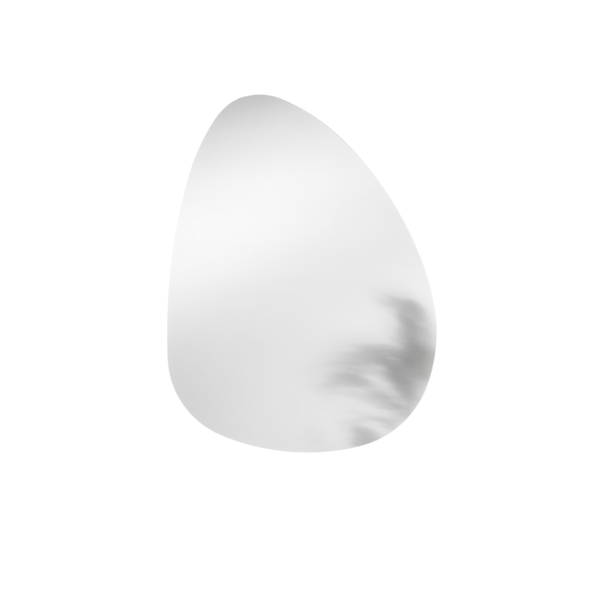 Specchio DROP dal design a goccia con illuminazione a LED, CCT 2 temperature, pellicola antideflagrante, 60 x 80 cm.