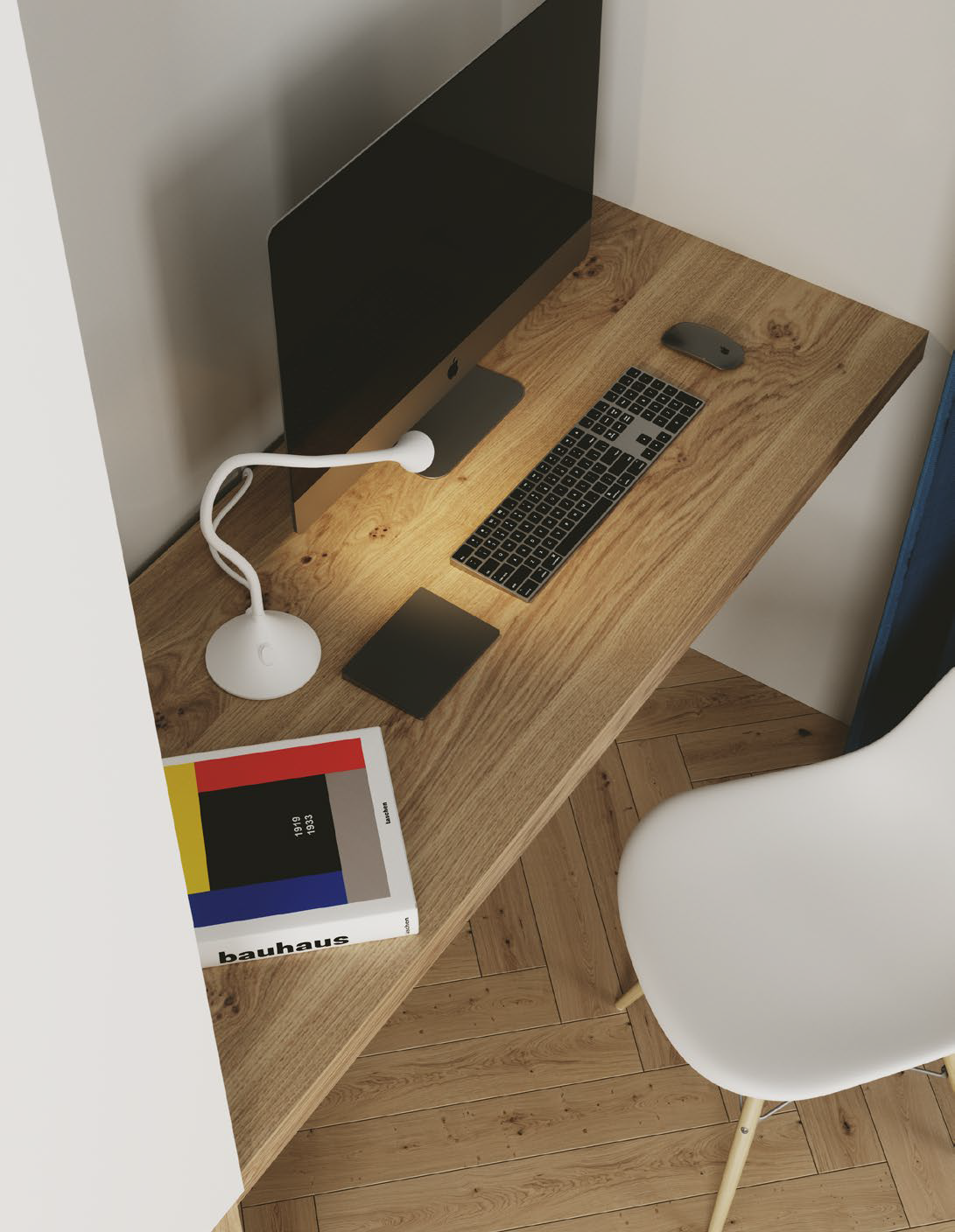 Lampada da lettura LED NEWTON nera in metallo e silicone con luce flessibile - FT-FeelThe