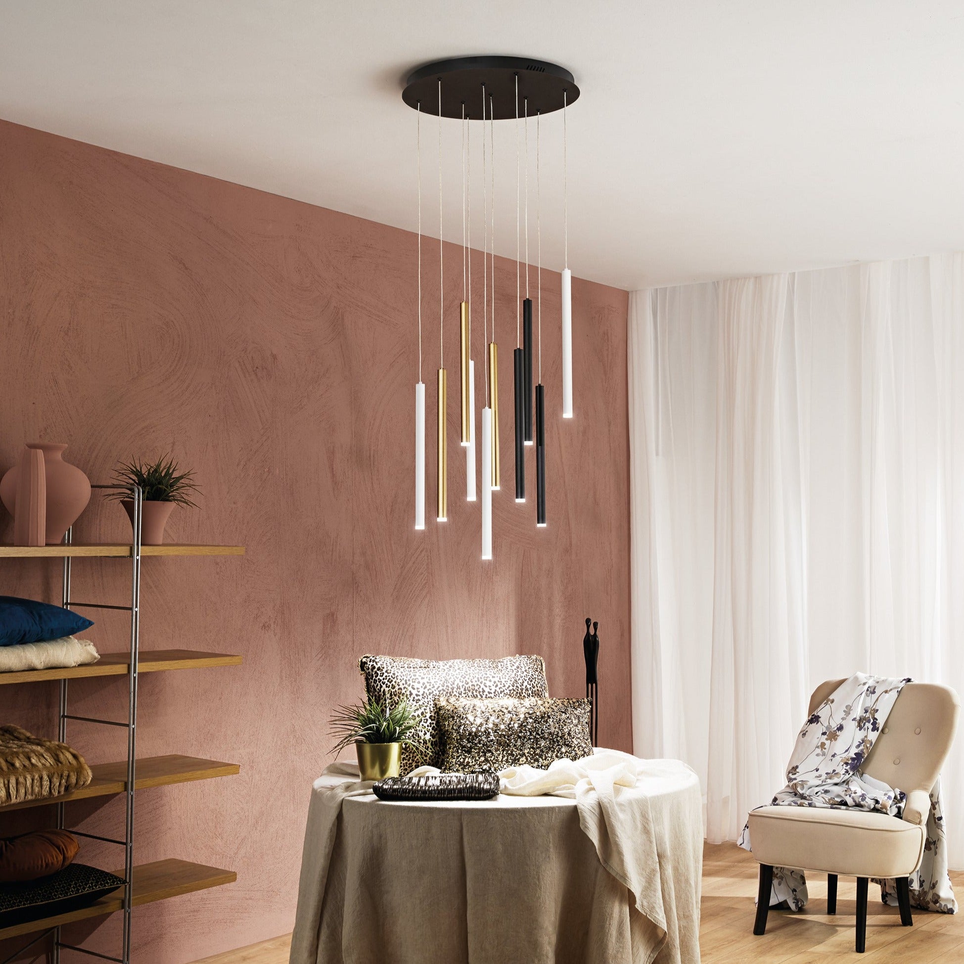 Sospensione LED PYPE con interruttore CCT per la personalizzazione della temperatura colore - FT-FeelThe