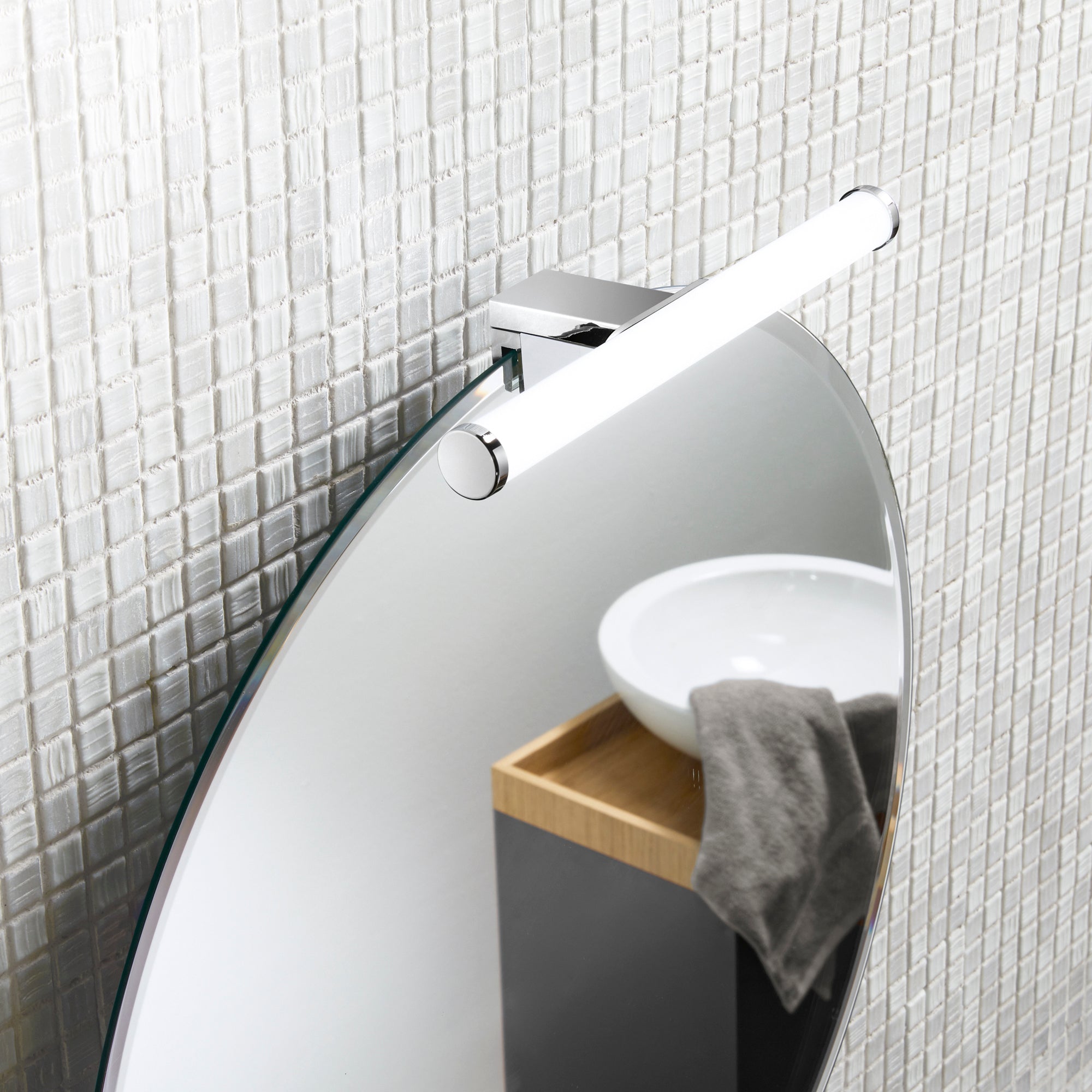 Applique LED da bagno YACHT in cromo 5W - FT-FeelThe