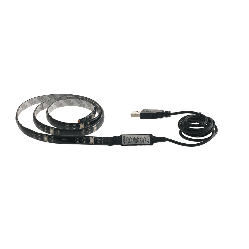 Strip LED Sourround USB 15 LED x 1,5 W, RGB con touch control - FT-FeelThe