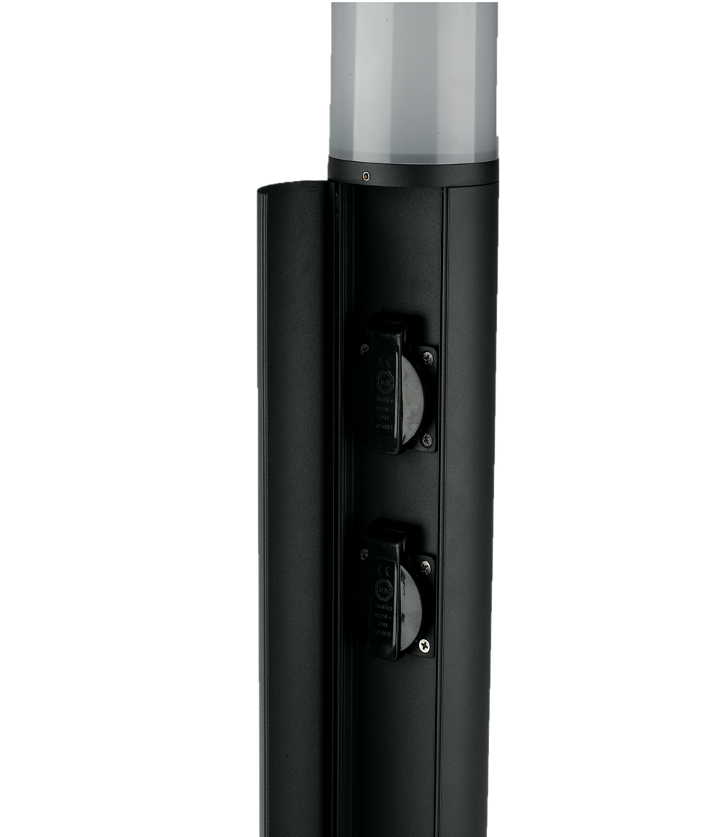 Paletto DISCOVERY per esterni con doppia presa Schuko - FT-FeelThe