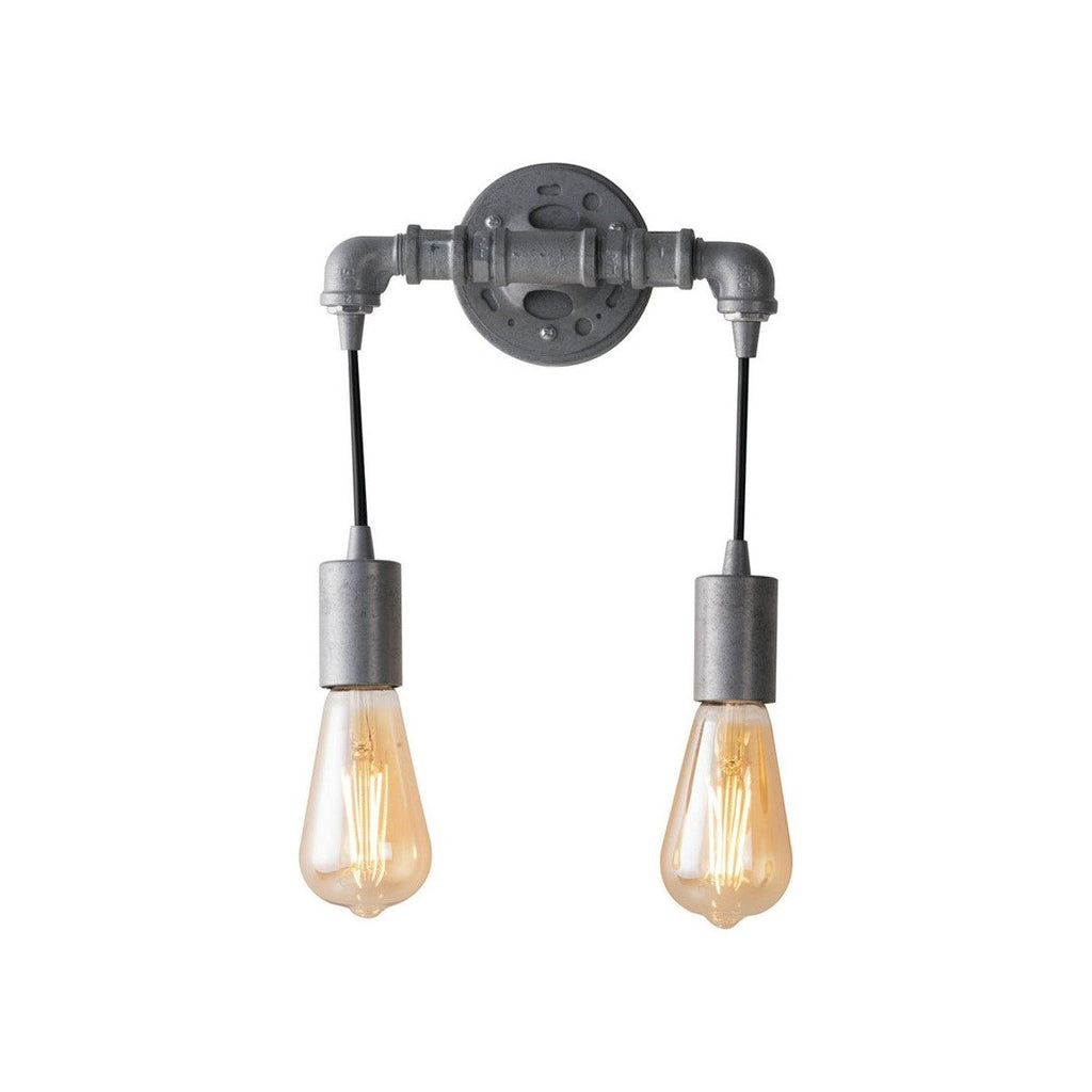 Applique AMARCORD a doppia luce in metallo invecchiato - FT-FeelThe