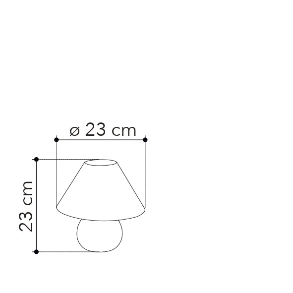 Lampada da tavolo PINO in ceramica effetto legno scuro e paralume in tessuto - FT-FeelThe