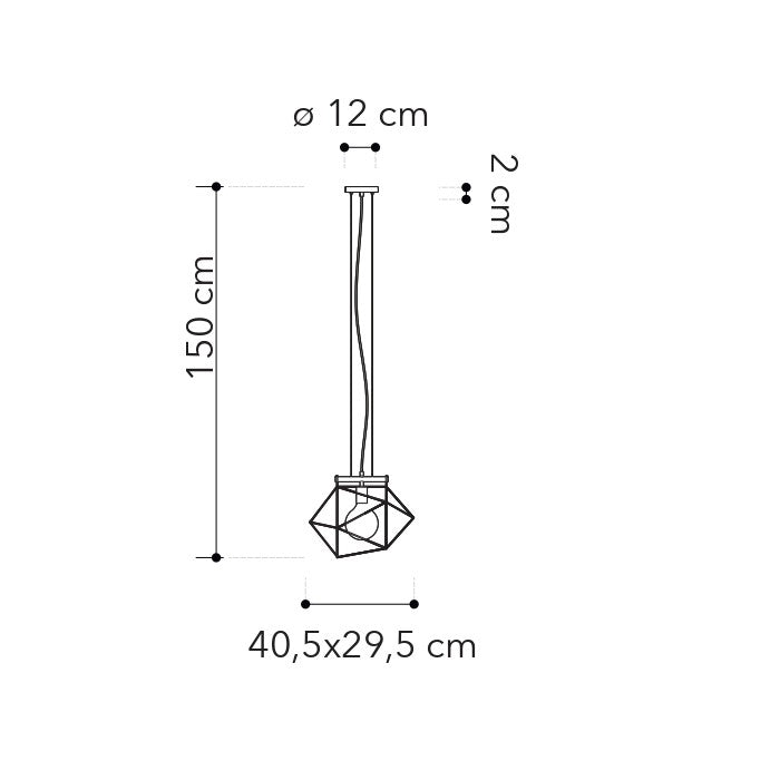 Lampadario a sospensione ABRAXAS - FT-FeelThe