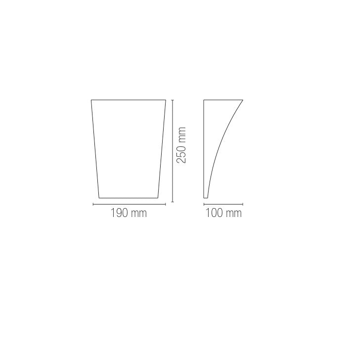 Applique ALMA in gesso bianco verniciabile - FT-FeelThe
