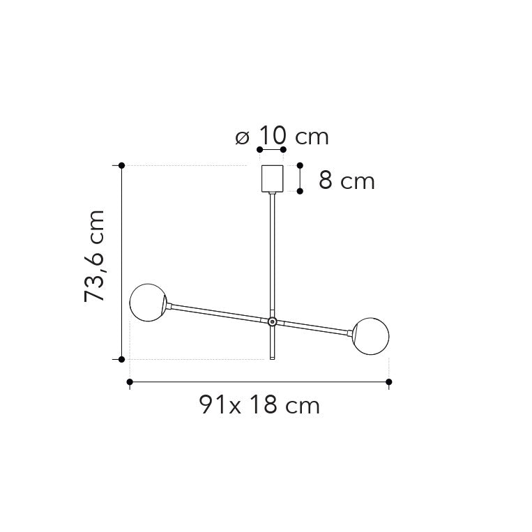 Lampadario a sospensione ANTITESI - FT-FeelThe