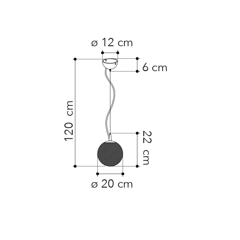 Lampadario a sospensione ASTRA - FT-FeelThe