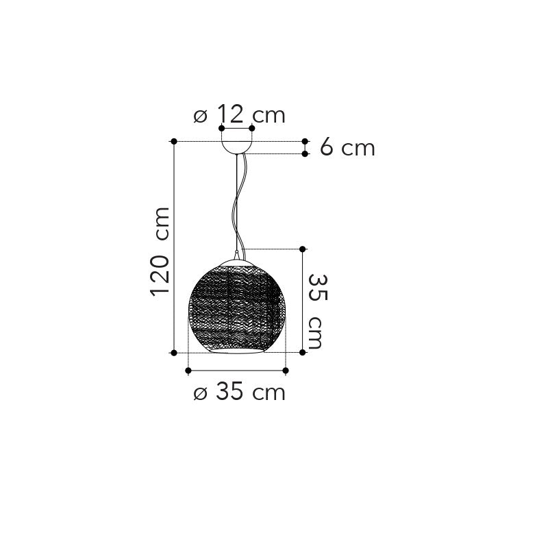 Lampadario a sospensione ASTRA - FT-FeelThe