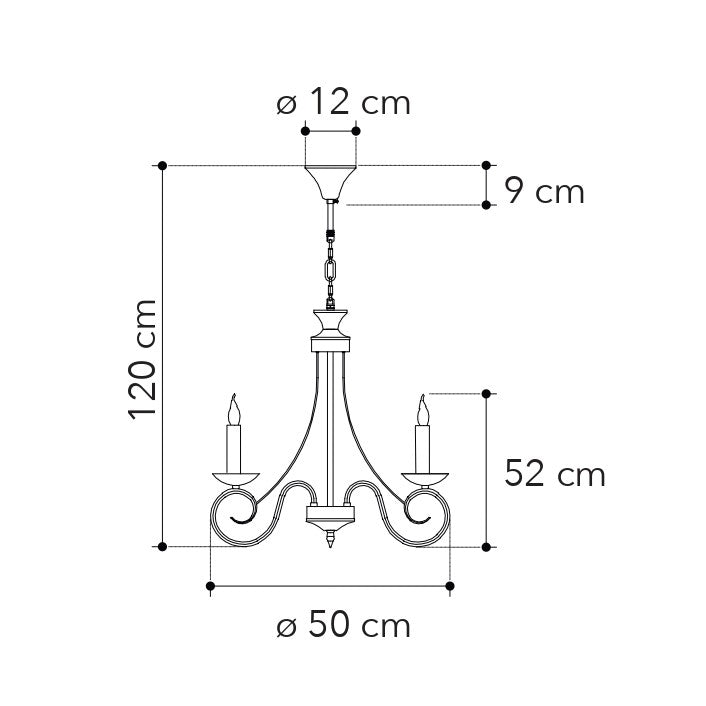 Lampadario a sospensione BEATRICE - FT-FeelThe