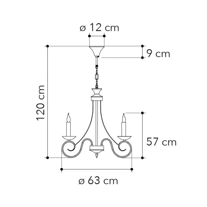 Lampadario a sospensione BEATRICE - FT-FeelThe
