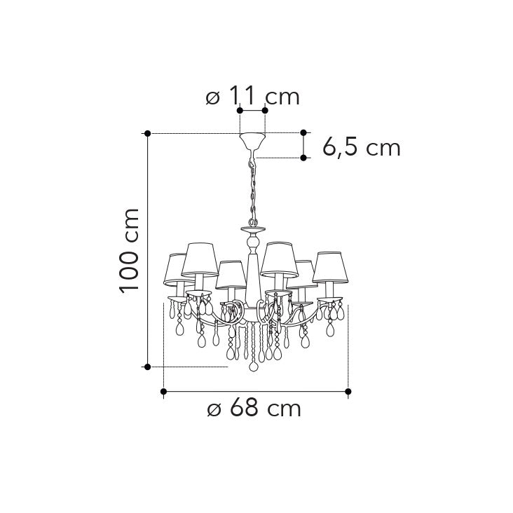 Lampadario a sospensione BOEME - FT-FeelThe