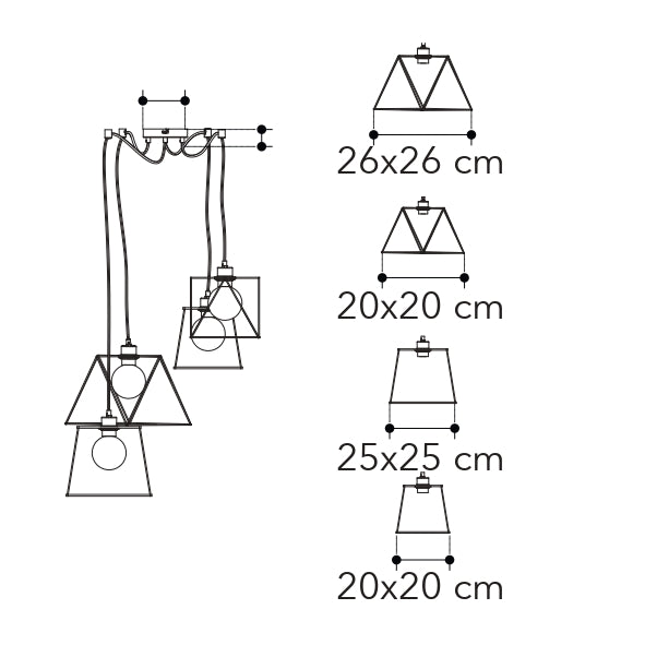 Lampadario a sospensione BROOKLYN - FT-FeelThe