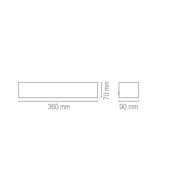Applique CANDIDA in gesso bianco verniciabile - FT-FeelThe