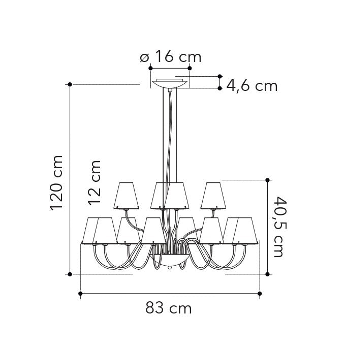 Lampadario a sospensione CANTO - FT-FeelThe