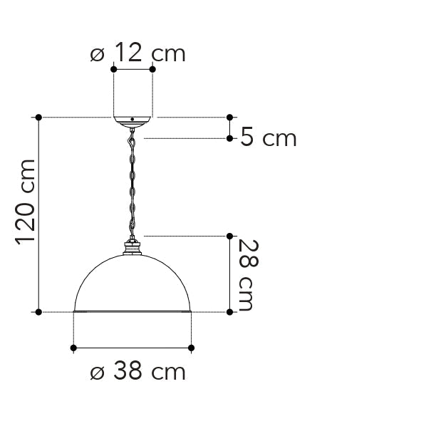 Lampadario a sospensione CHARLESTON - FT-FeelThe