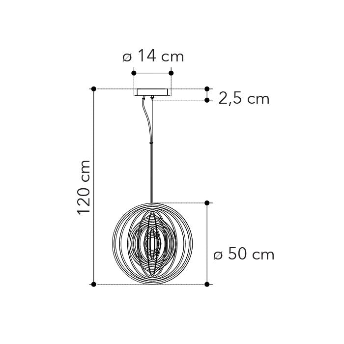 Lampadario a sospensione CLUB - FT-FeelThe