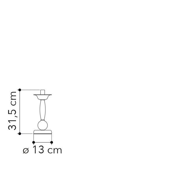 Lume da tavolo ESTEFAN in acrilico bianco - FT-FeelThe
