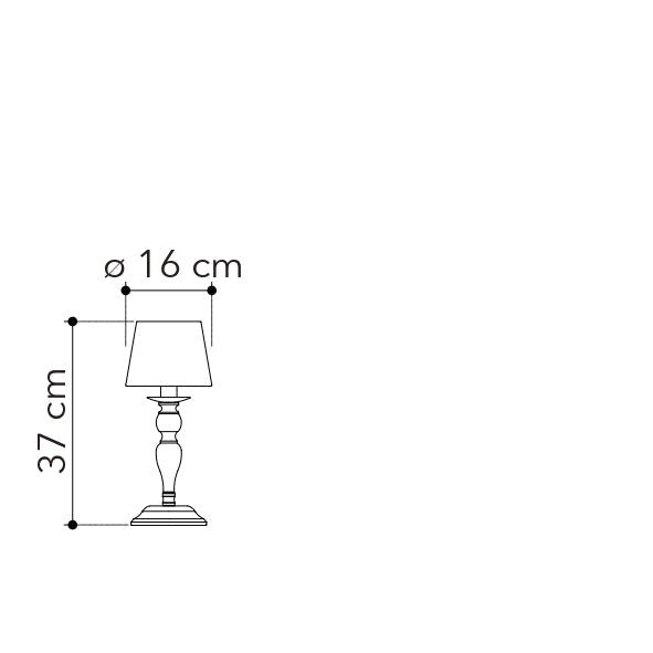 Lampada da tavolo FAVOLA in metallo - FT-FeelThe