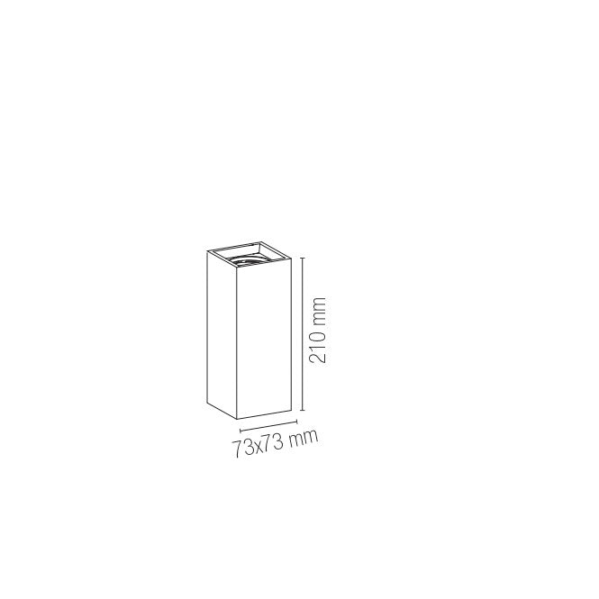 Applique FOSTER in gesso bianco verniciabile - FT-FeelThe