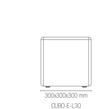 Lampada per esterni GECO disponibile dalla forma a sfera o cubo - FT-FeelThe