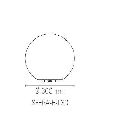Lampada per esterni GECO disponibile dalla forma a sfera o cubo - FT-FeelThe
